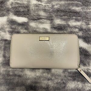 Kate Spade Grey wristlet wallet